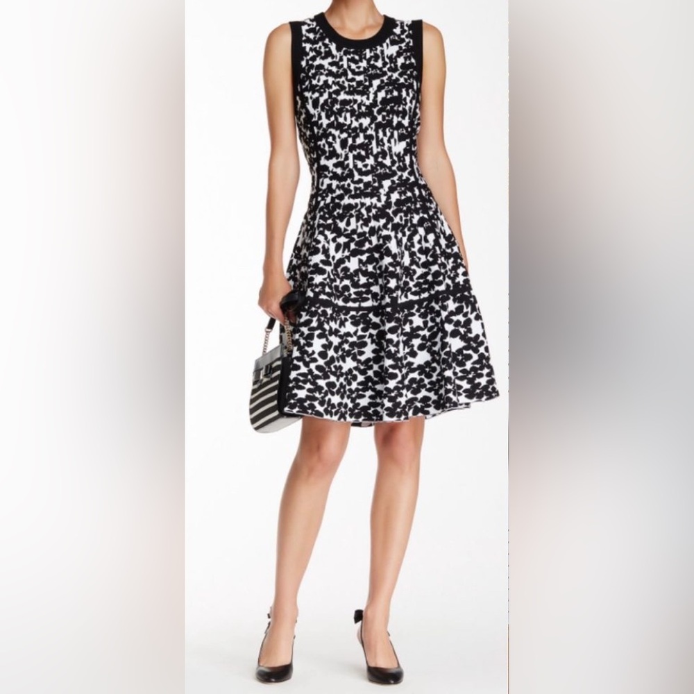 Kate Spade Black and White A-Line Dress